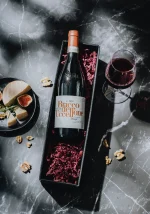 1er Schatulle 'Welle Schwarz' Wein/Sekt – Bild 2