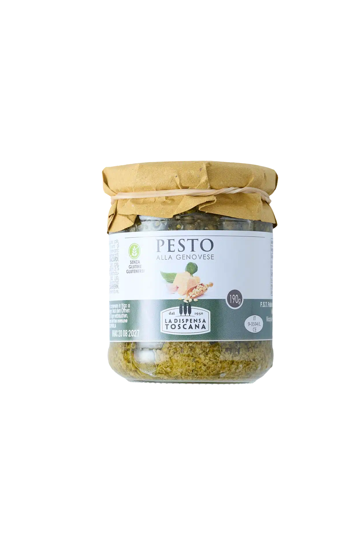Pesto Grün Kopie Pesto alla Genovese 190g 'Toskana' – Bild 1