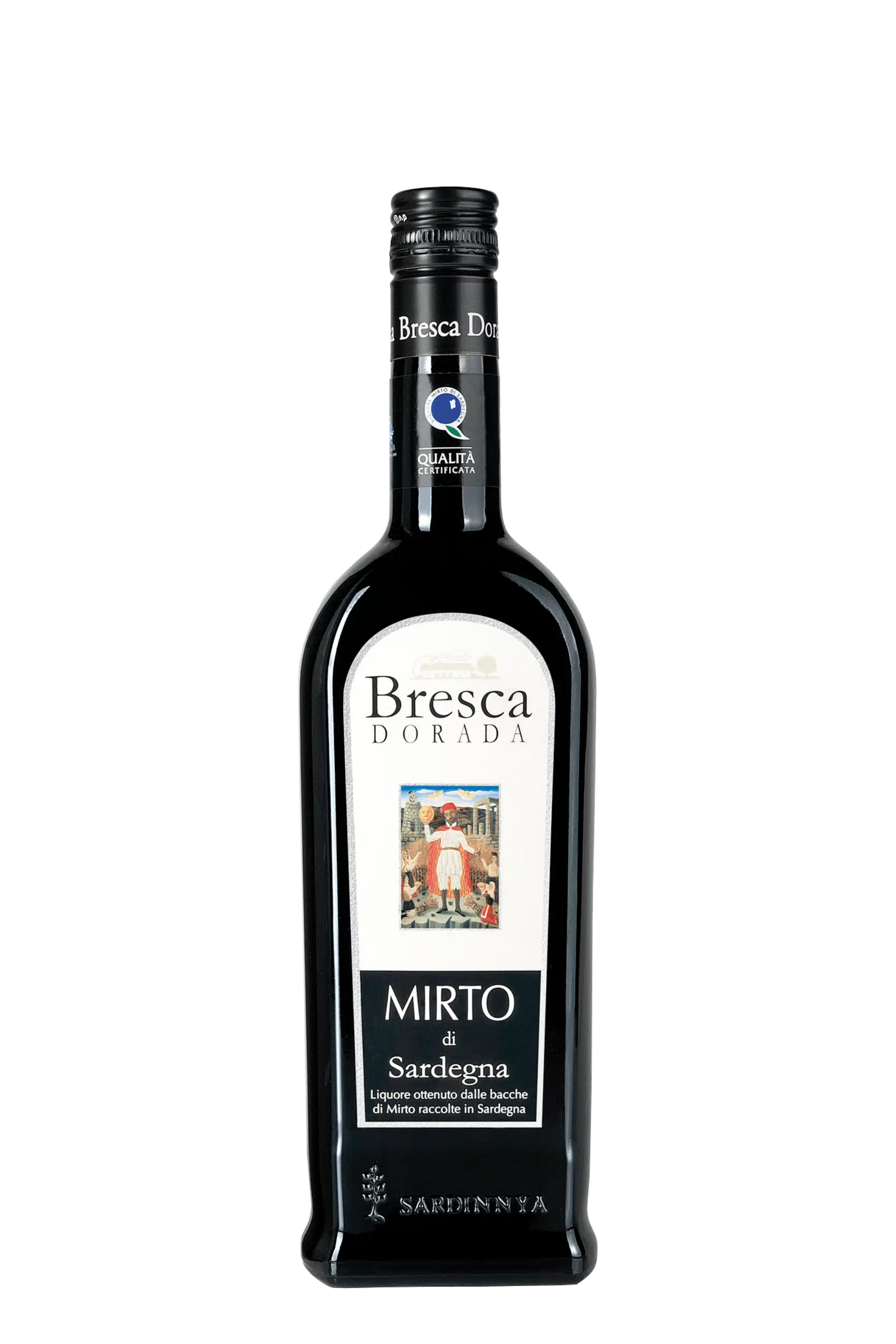 18 3 2 Bresca Dorada Mirto Rosso di Sardegna – Traditioneller Myrtenlikör aus Sardinien – Bild 1